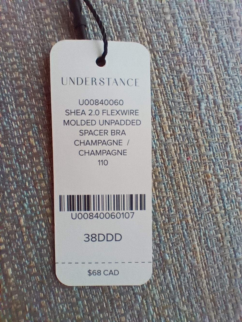 Understance Flexwire Bra, NWT, Size 38DDD - Picture 2 of 6